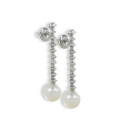 DIAMOND AND AUSTRALIAN PEARL EARRINGS