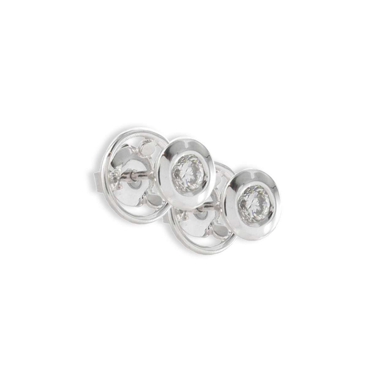 WHITE GOLD DIAMOND EARINGS