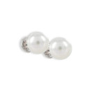 PEARL 12 MM AND GOLD EARRING
