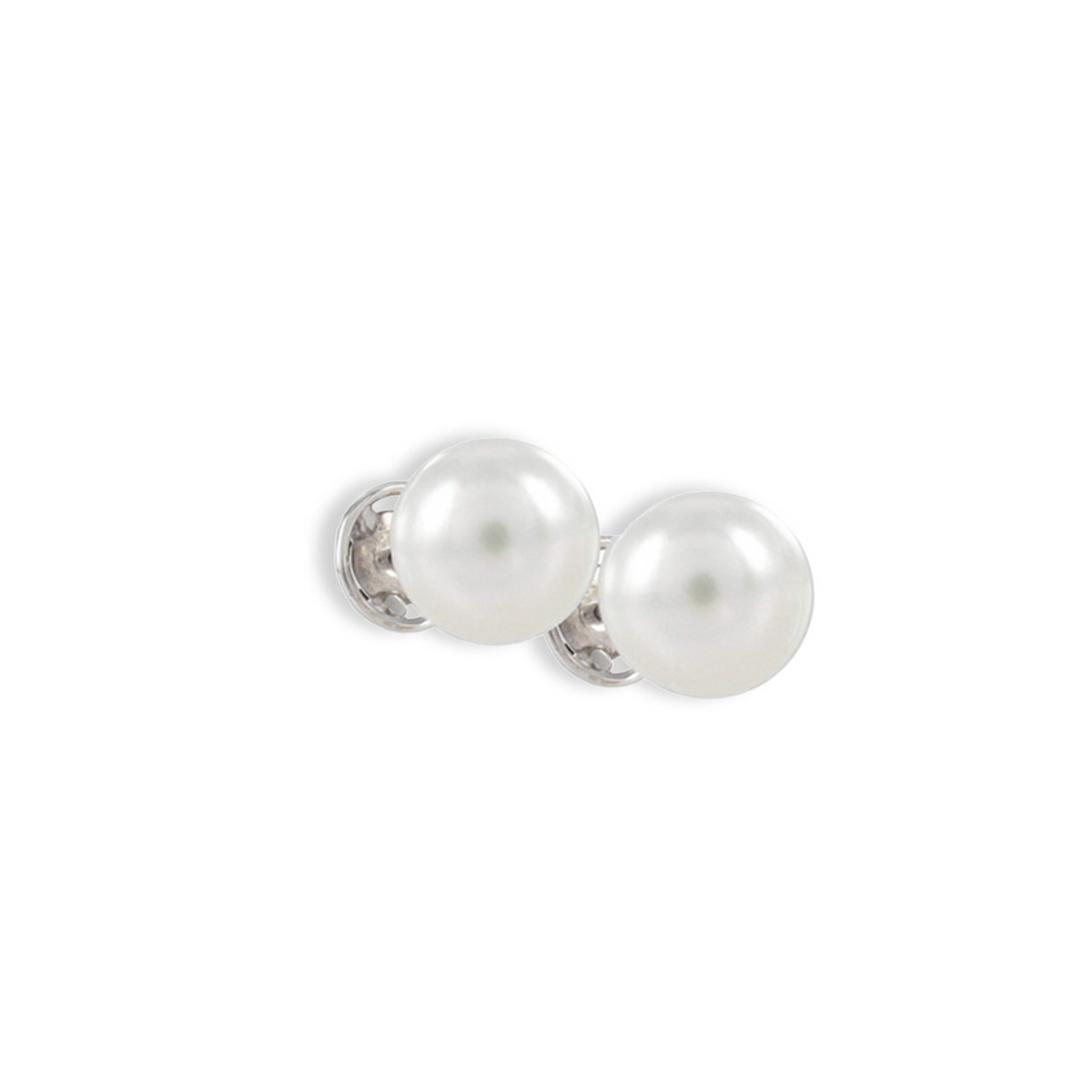 PEARL 12 MM AND GOLD EARRING