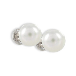 PEARL 13 MM AND GOLD EARRING
