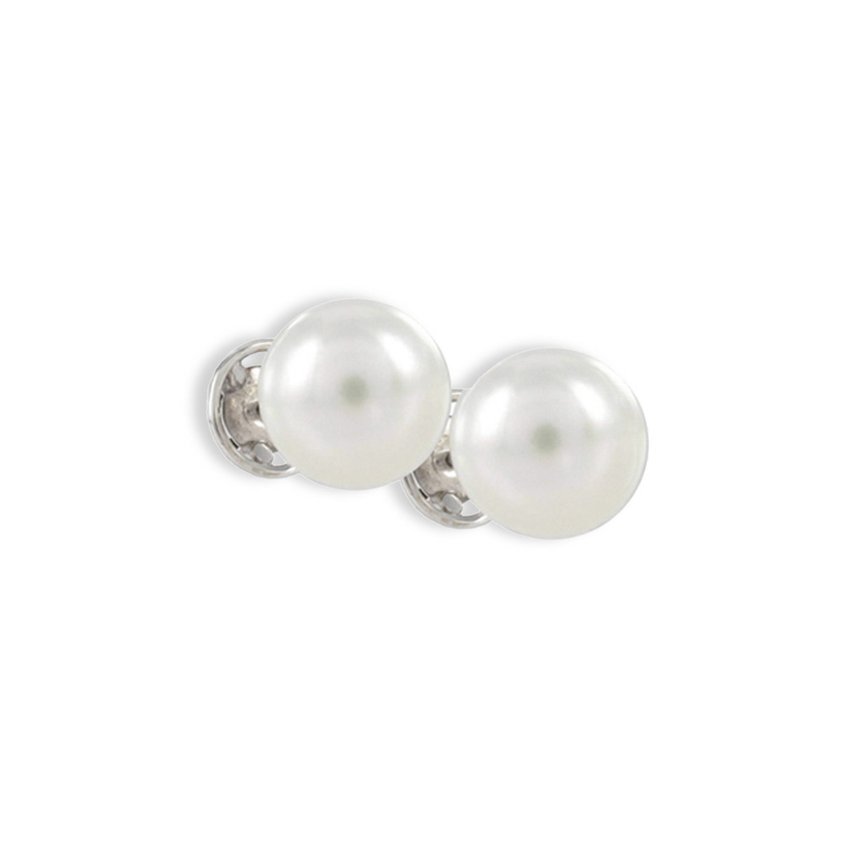 PEARL 13 MM AND GOLD EARRING