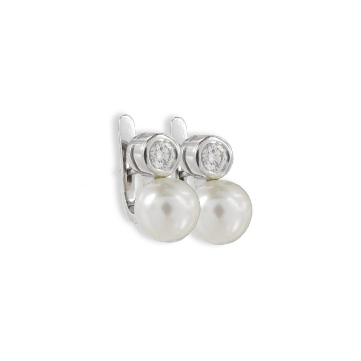 YOU AND ME WHITE GOLD PEARL DIAMOND