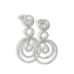 GOLD AND DIAMOND EARRING