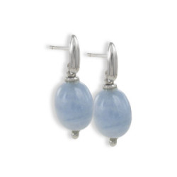 AQUAMARINE EARRING AND GOLD