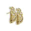 GOLD AND DIAMONDS EARRING