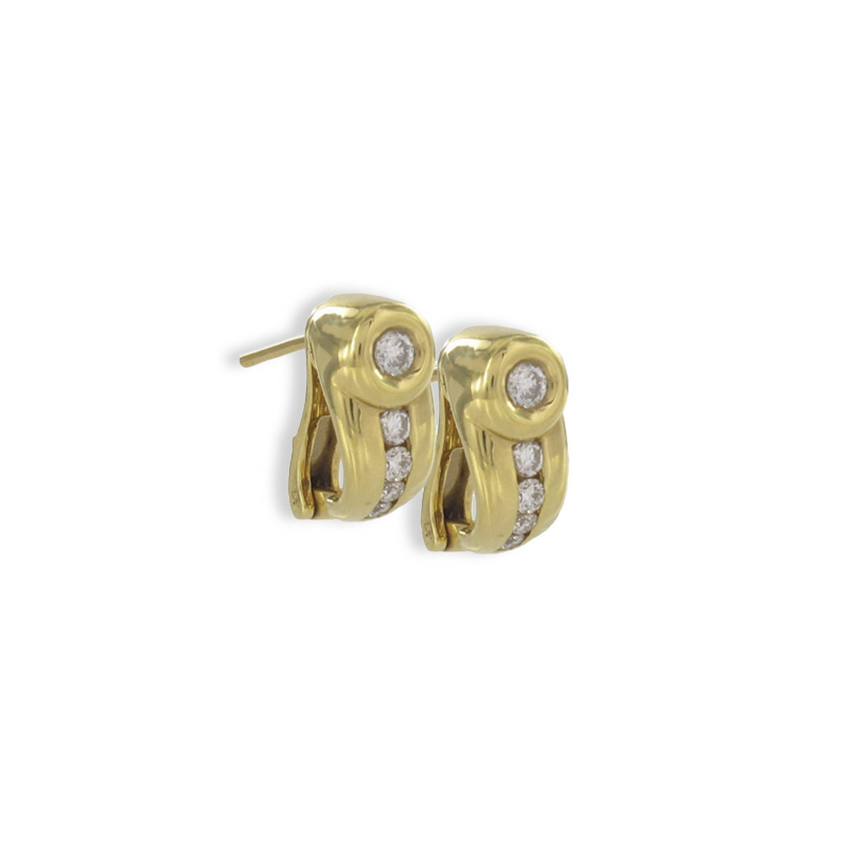 PENDIENTES ORO Y DIAMANTES