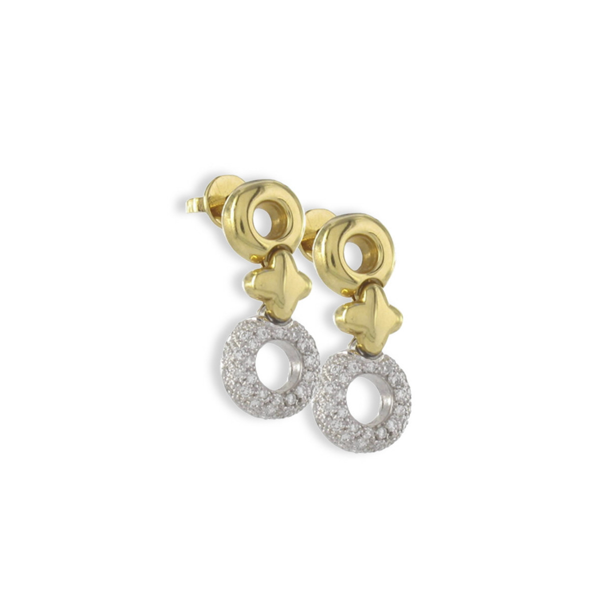 PENDIENTES ORO DIAMANTES