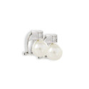 ARRACADES OR BLANC PERLA I DIAMANT