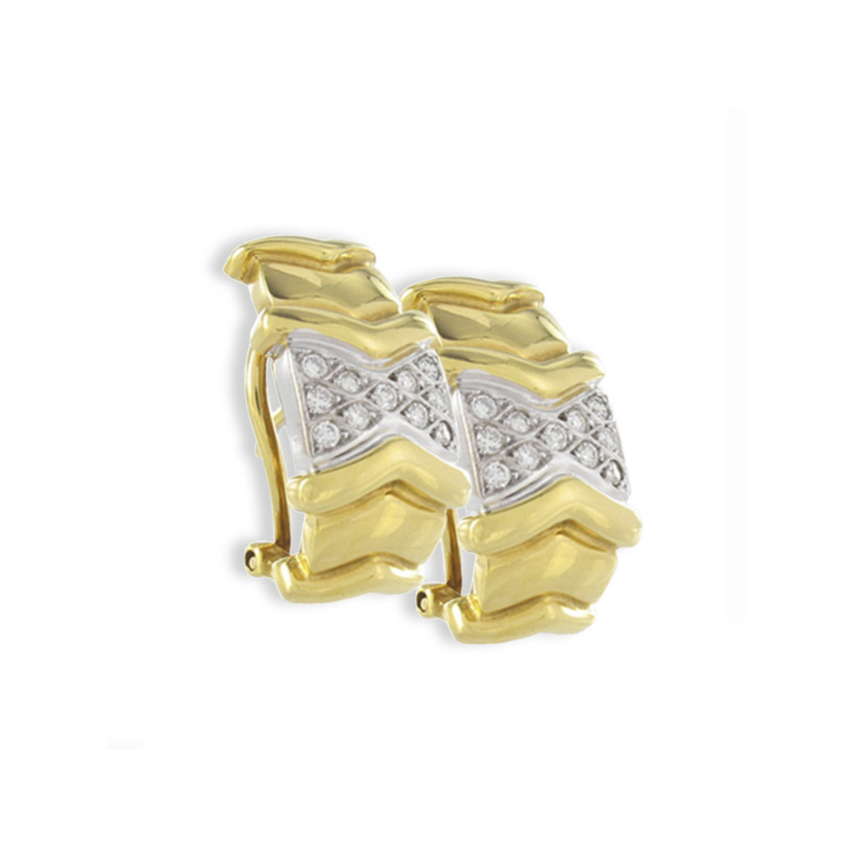 GOLD AND DIAMONDS EARRINGS