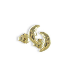 GOLD MOON GIRL EARRING