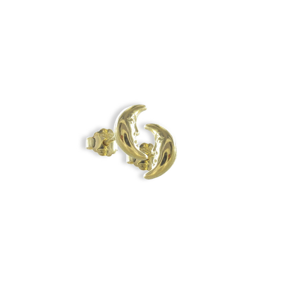 GOLD MOON GIRL EARRING