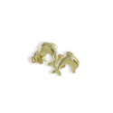 GOLD DOLPHIN GIRL EARRING