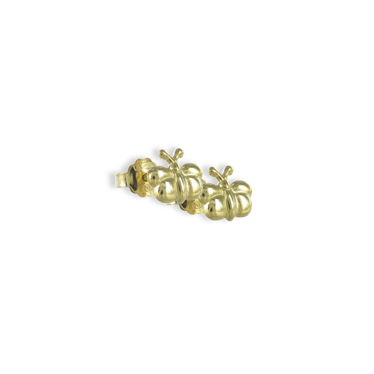 GOLD BUTTERFLY GIRL EARRING