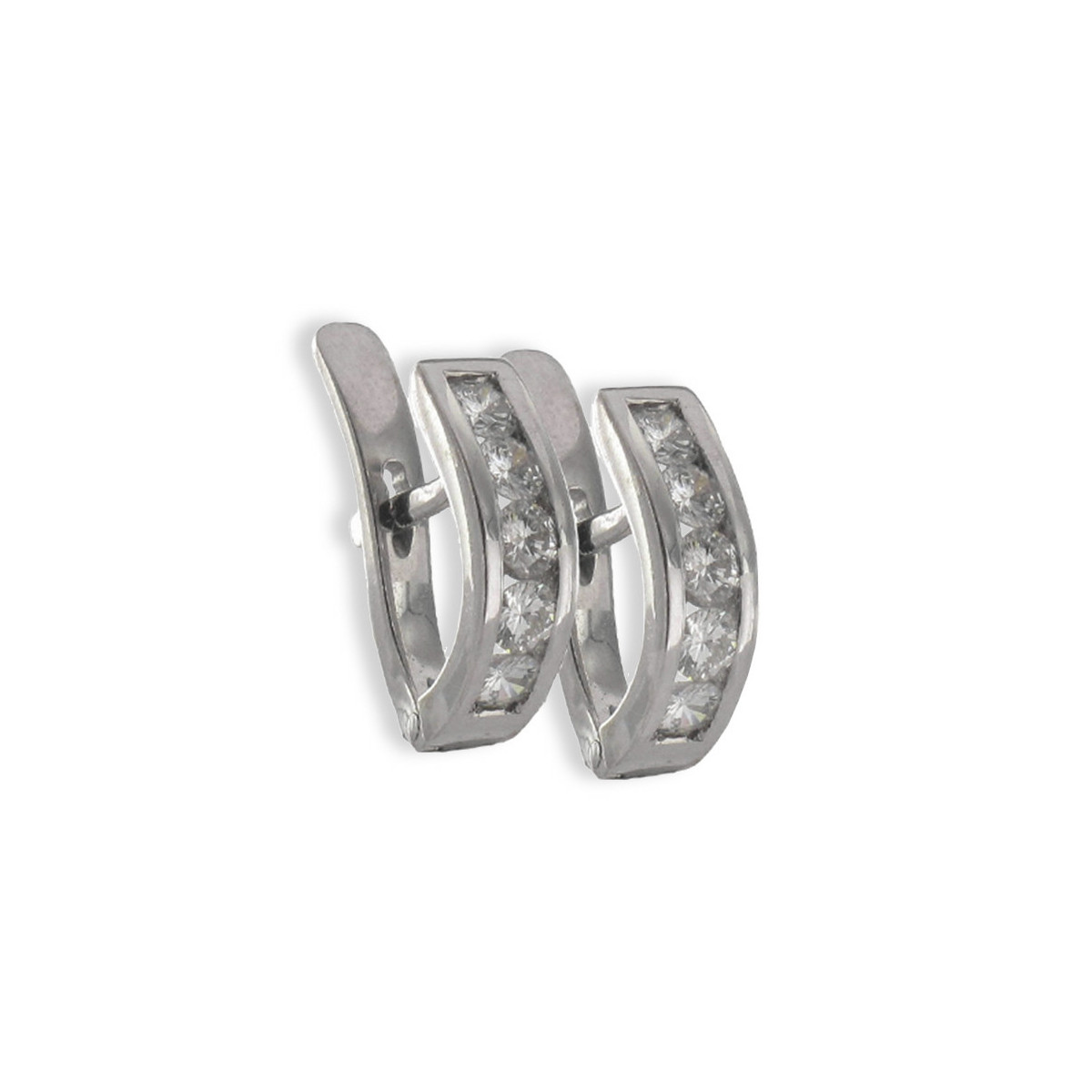 GOLD AND DIAMONDS EARRING