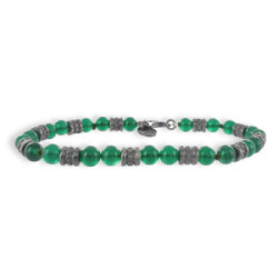 PULSERA PLATA Y AGATA