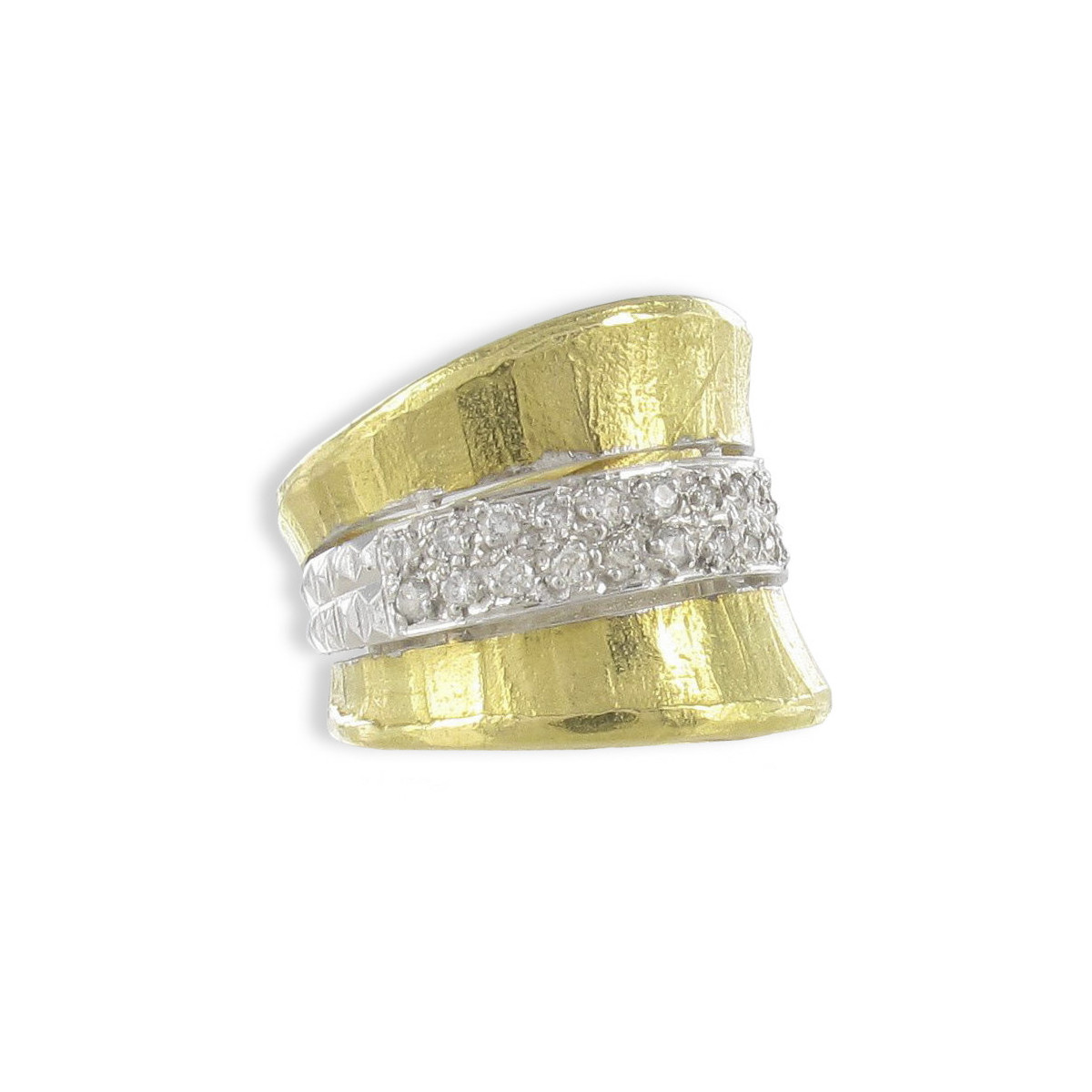 ANELL DE DISSENY AMB DIAMANTS 0,25 KTES