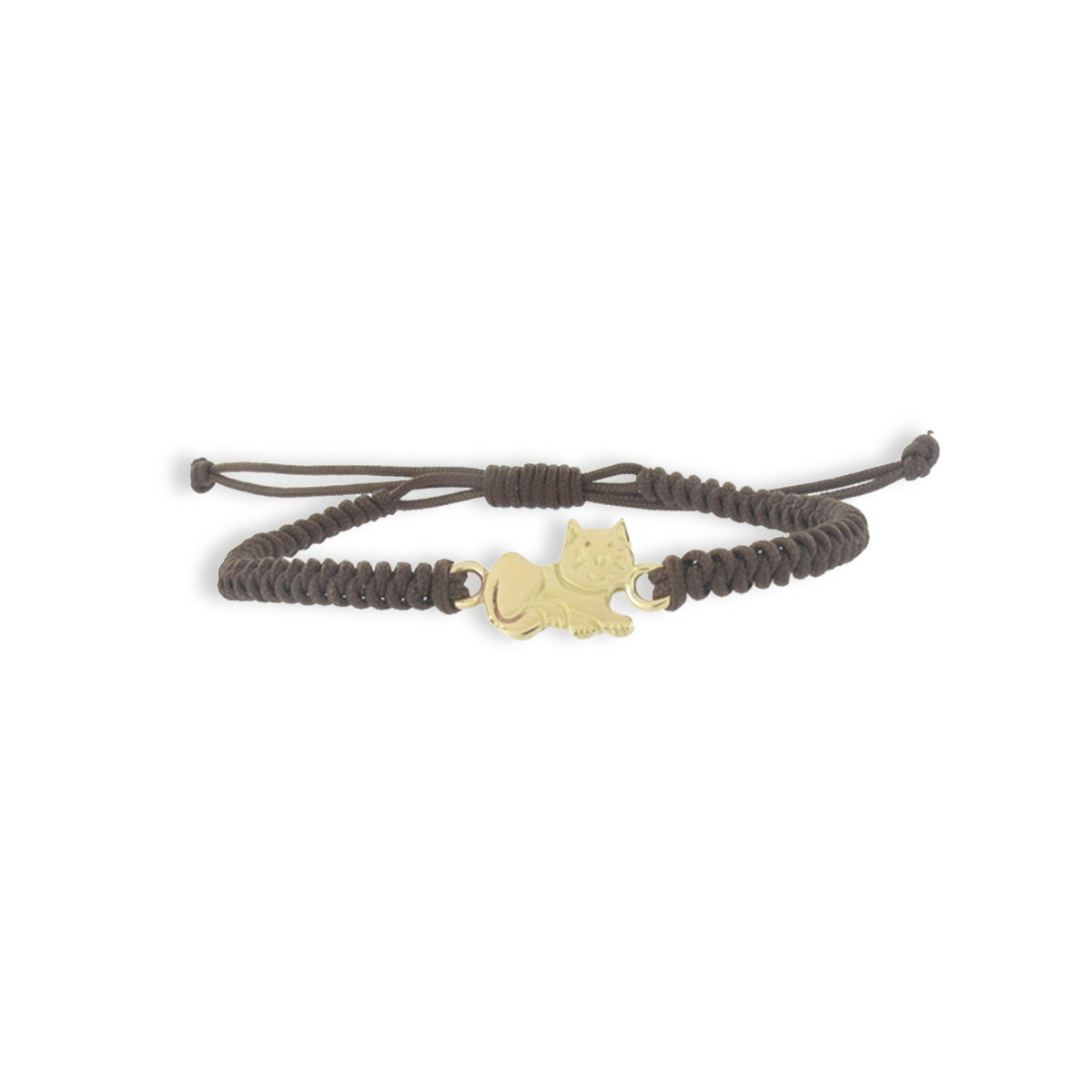 PULSERA MACRAME Y ORO