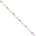 PULSERA ORO Y TURQUESAS