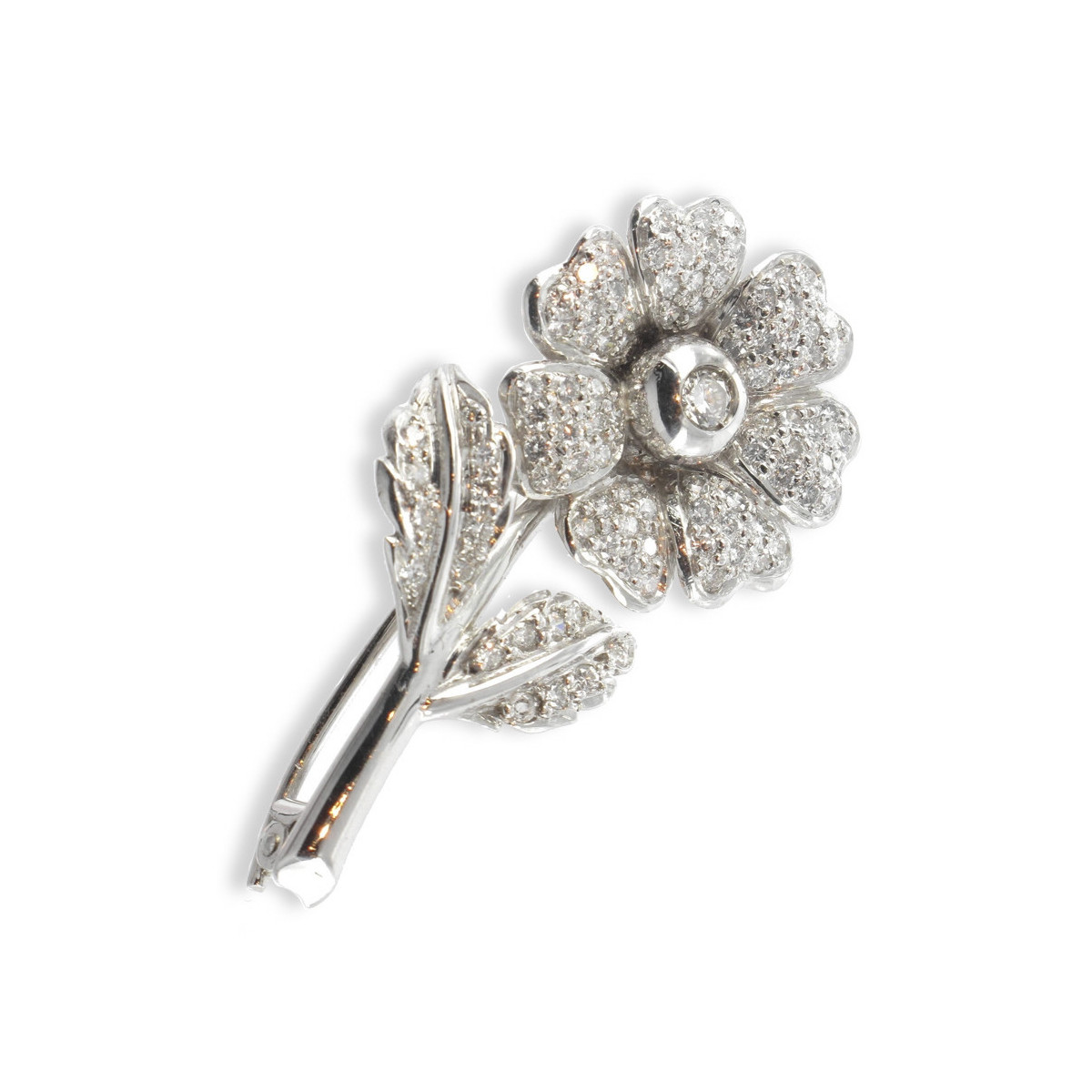 BROCHE ORO DIAMANTES