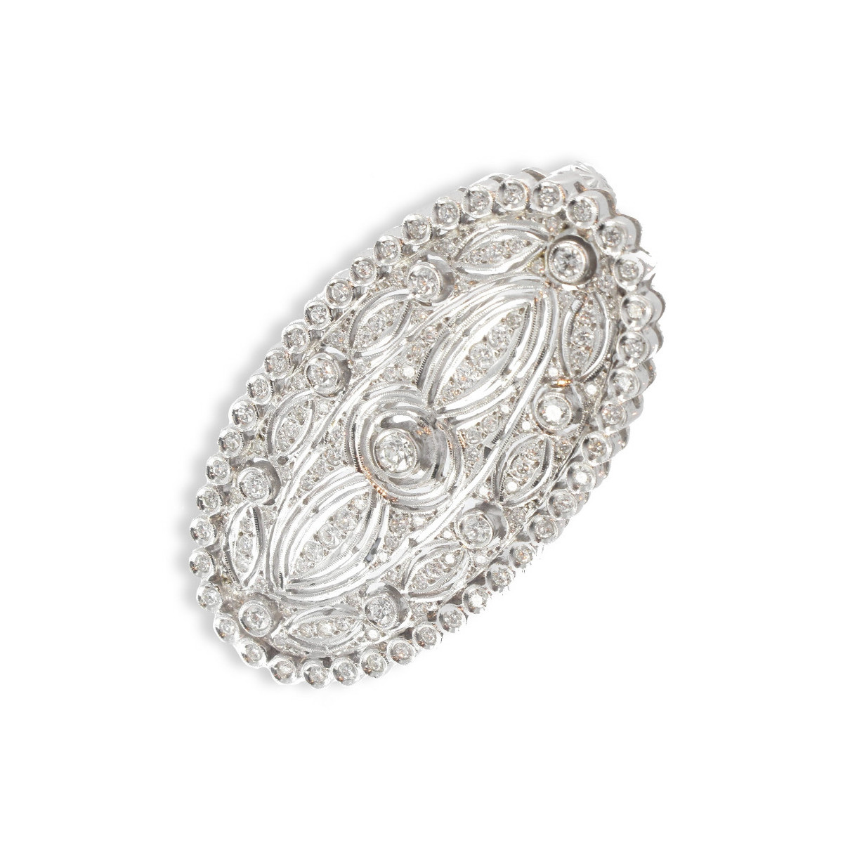 BROCHE ORO DIAMANTES