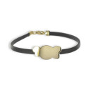 PULSERA CAUCHO ORO