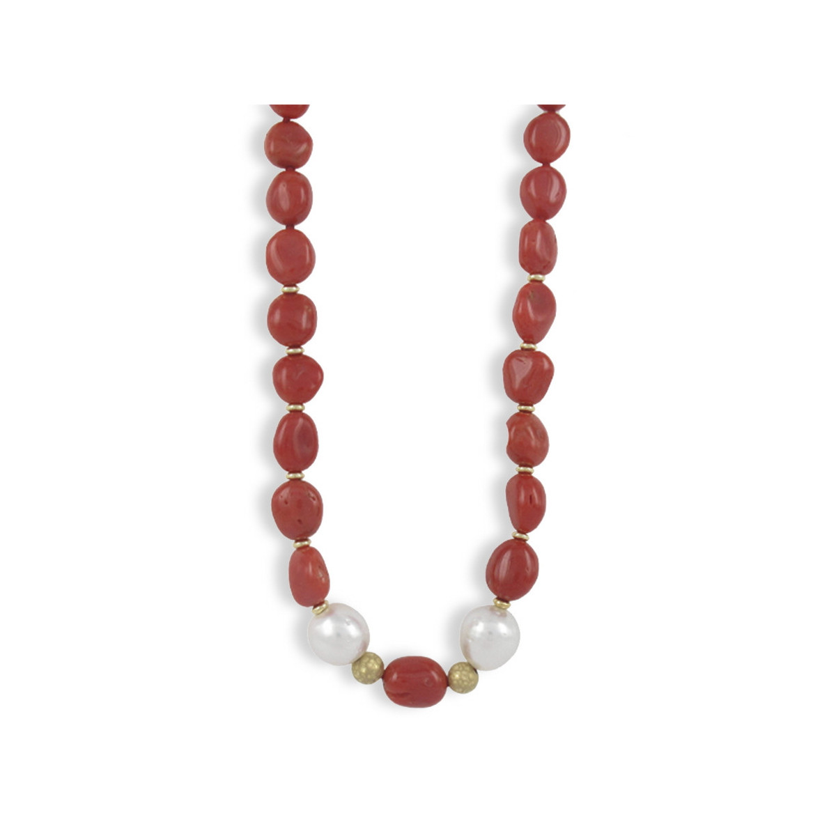 COLLAR OR CORALL I PERLES