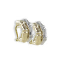 OMEGA CLOSURE 2 GOLD EARRINGS