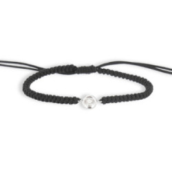 PULSERA MACRAME ORO DIAMANTE