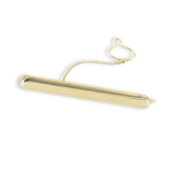 GLOSSY GOLD TIE BAR