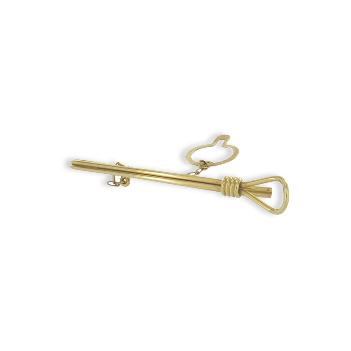 TIE CLIP IN 18K GOLD