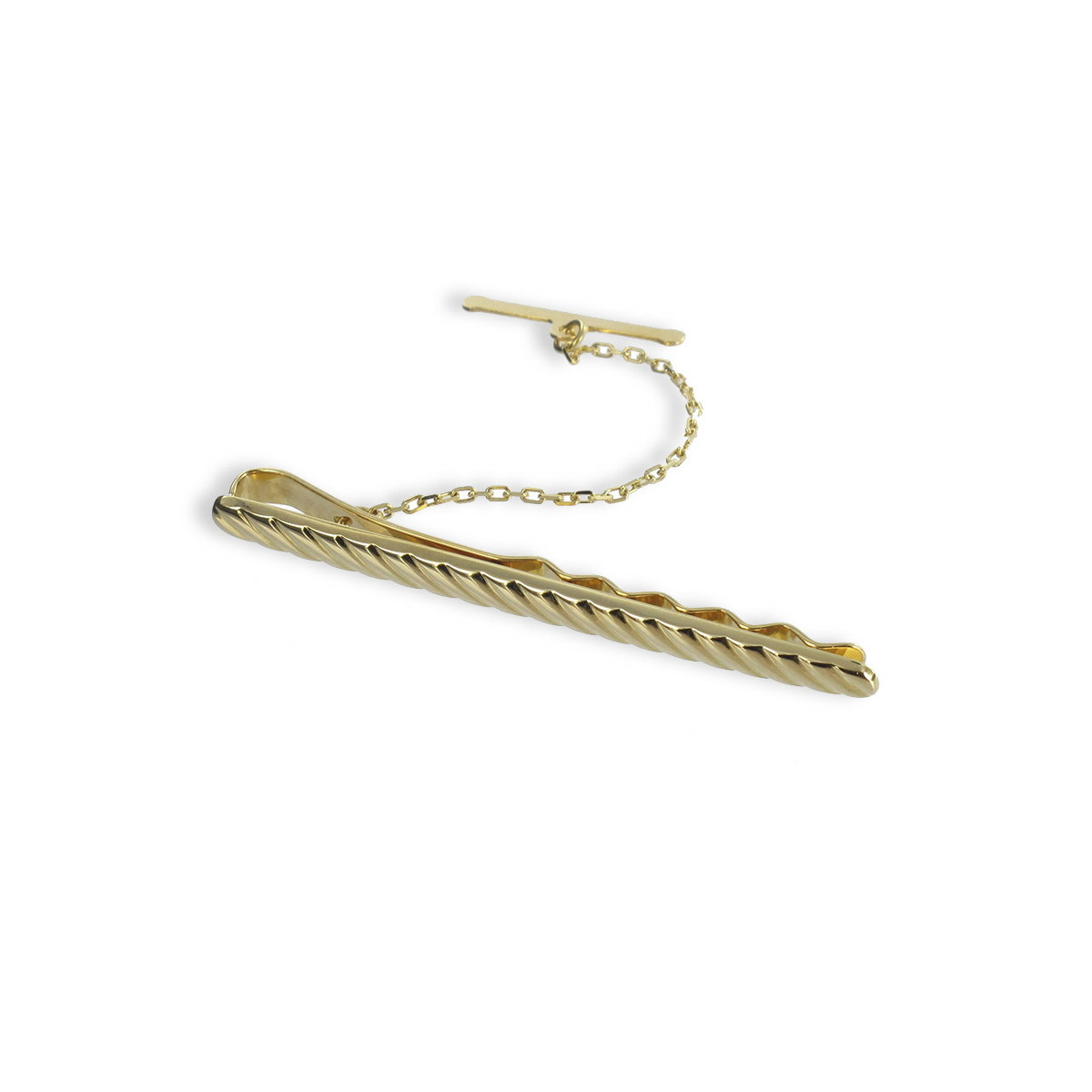 GALLONED GOLD TIE PIN