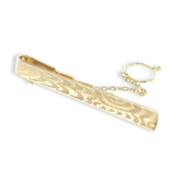 GOLD CONCAVE TIE PIN