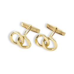 GOLD LINK CUFFLINKS