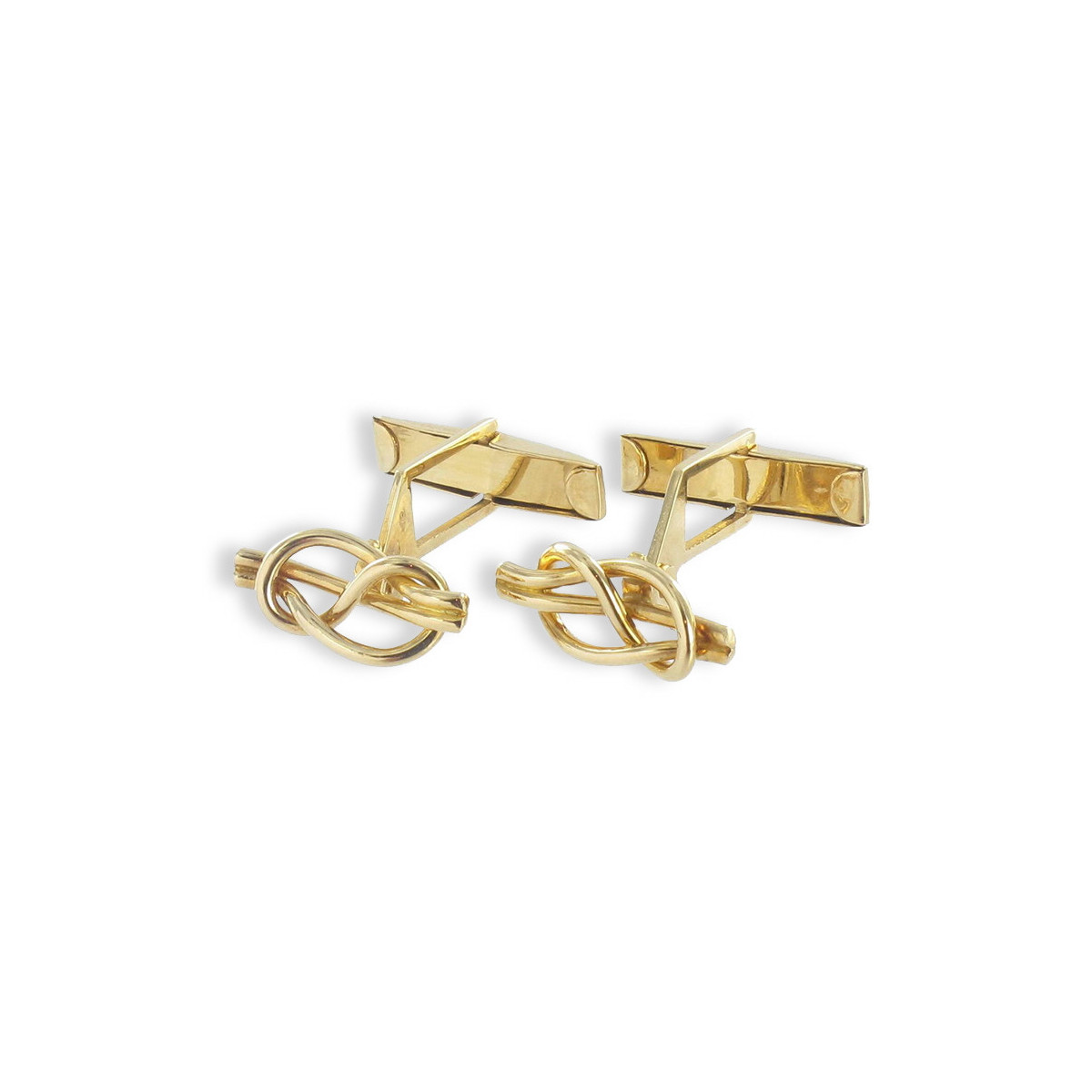 GOLD KNOT CUFFLINKS