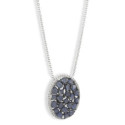 GOLD DIAMOND AND SAPPHIRE NECKLACE
