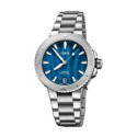 ORIS AQUIS DATE BLUE NACRE