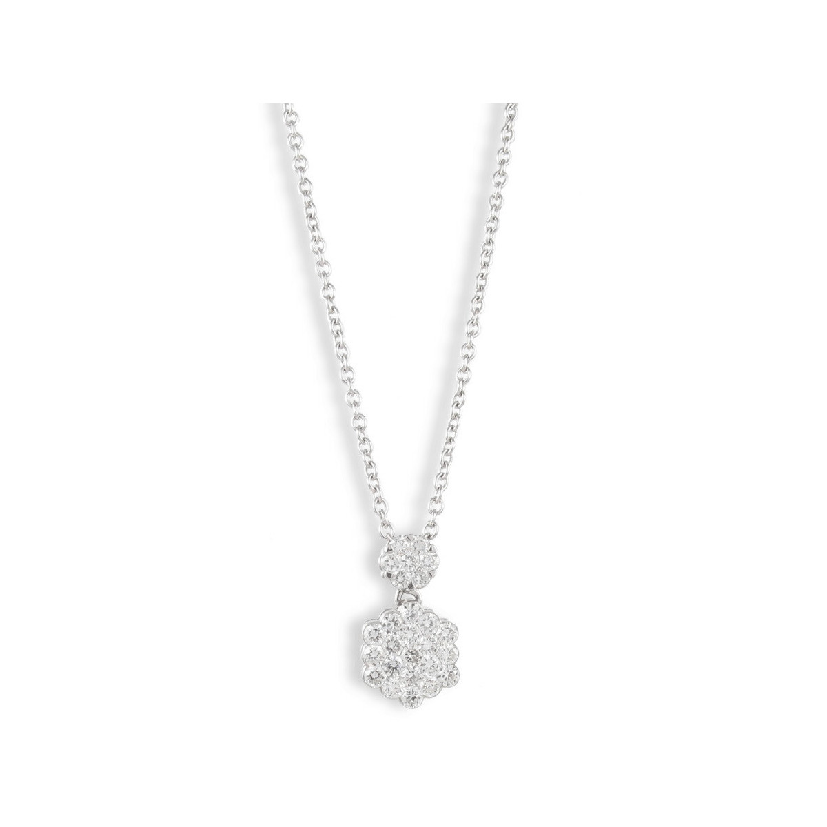 COLLARET OR BLANC DIAMANTS