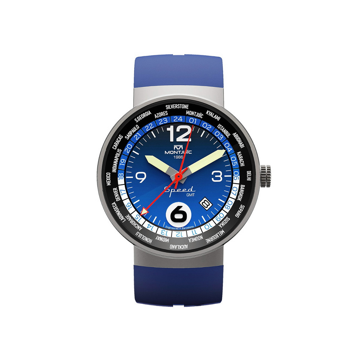 MONTJÜIC SPEED GMT BLAU