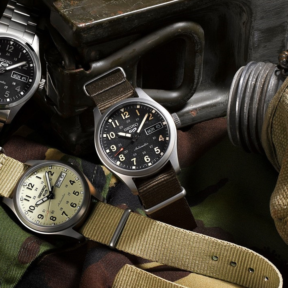 Seiko Watches With Nato Straps / Zapata Jewelers