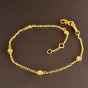 PULSERA ORO DE PRIMERA LEY Y DIAMANTES