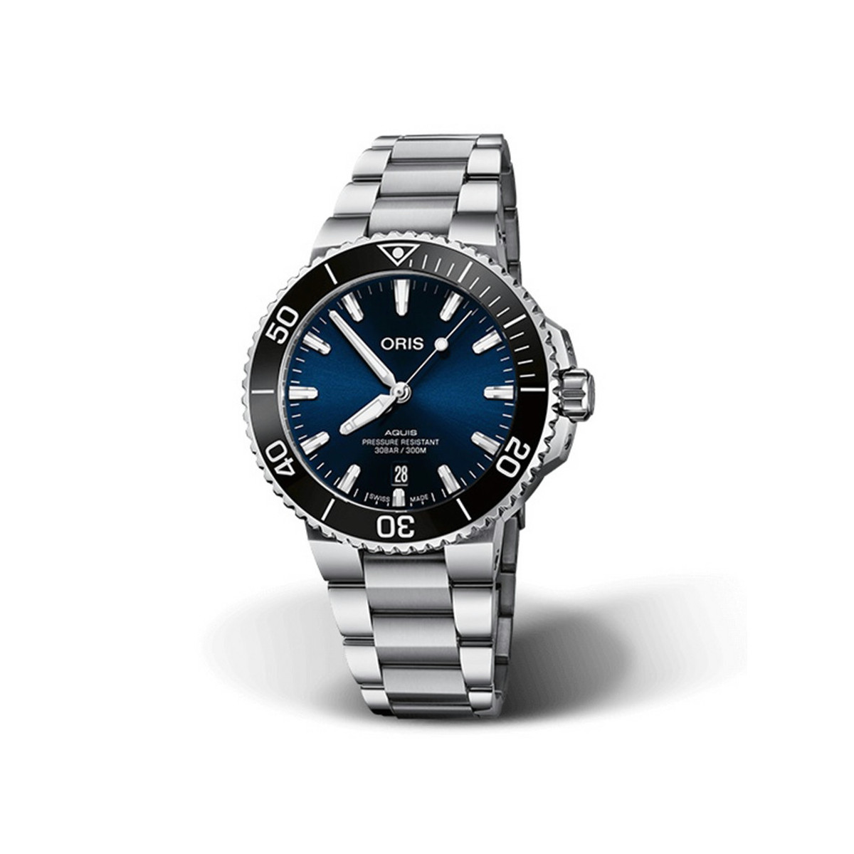 ORIS AQUIS DATE ESFERA AZUL