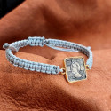 MACRAME BRACELET WITH SCAPULAR