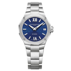 BAUME & MERCIER RIVIERA LADY ESFERA AZUL 33 MM