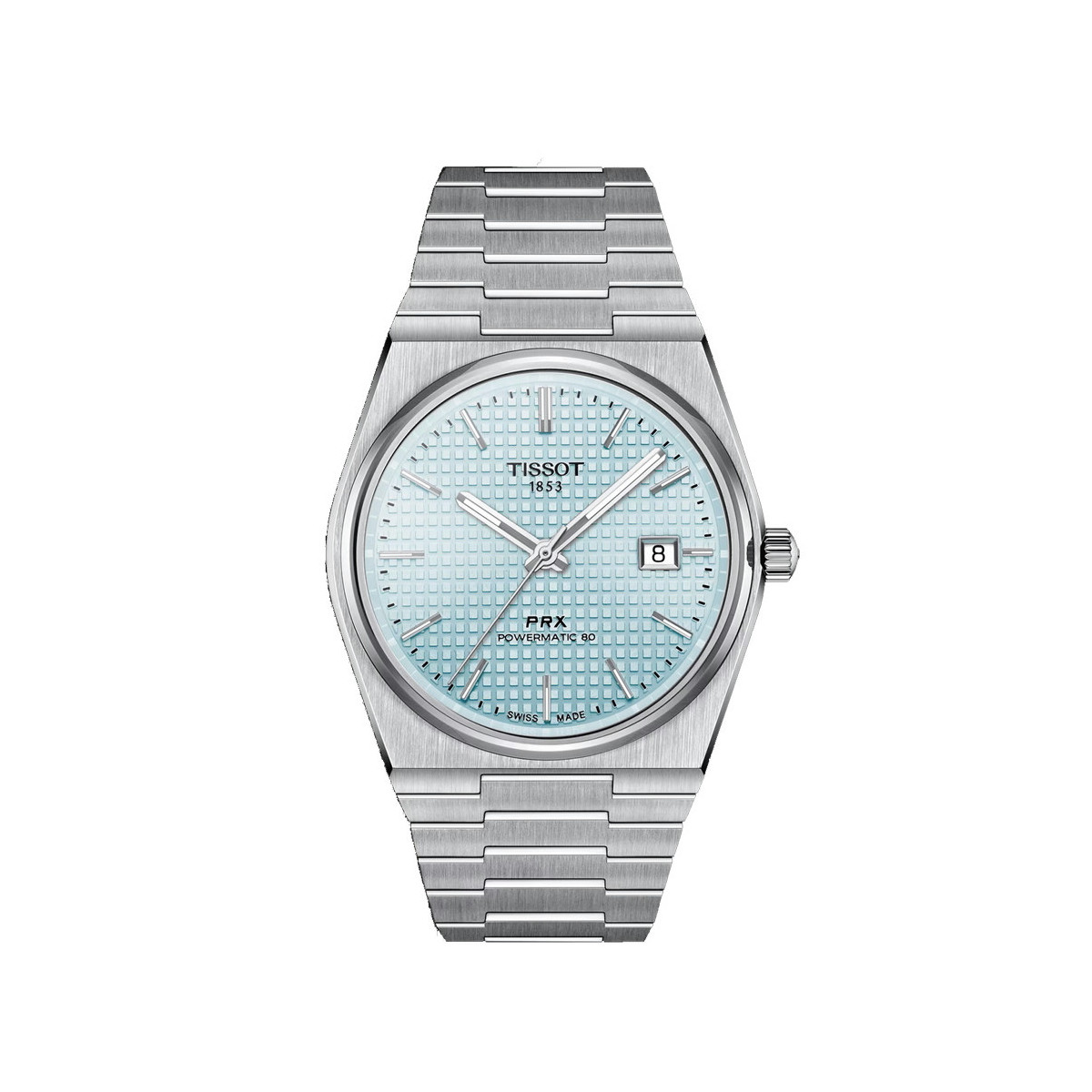 TISSOT PRX POWERMATIC 80 BLAU GEL