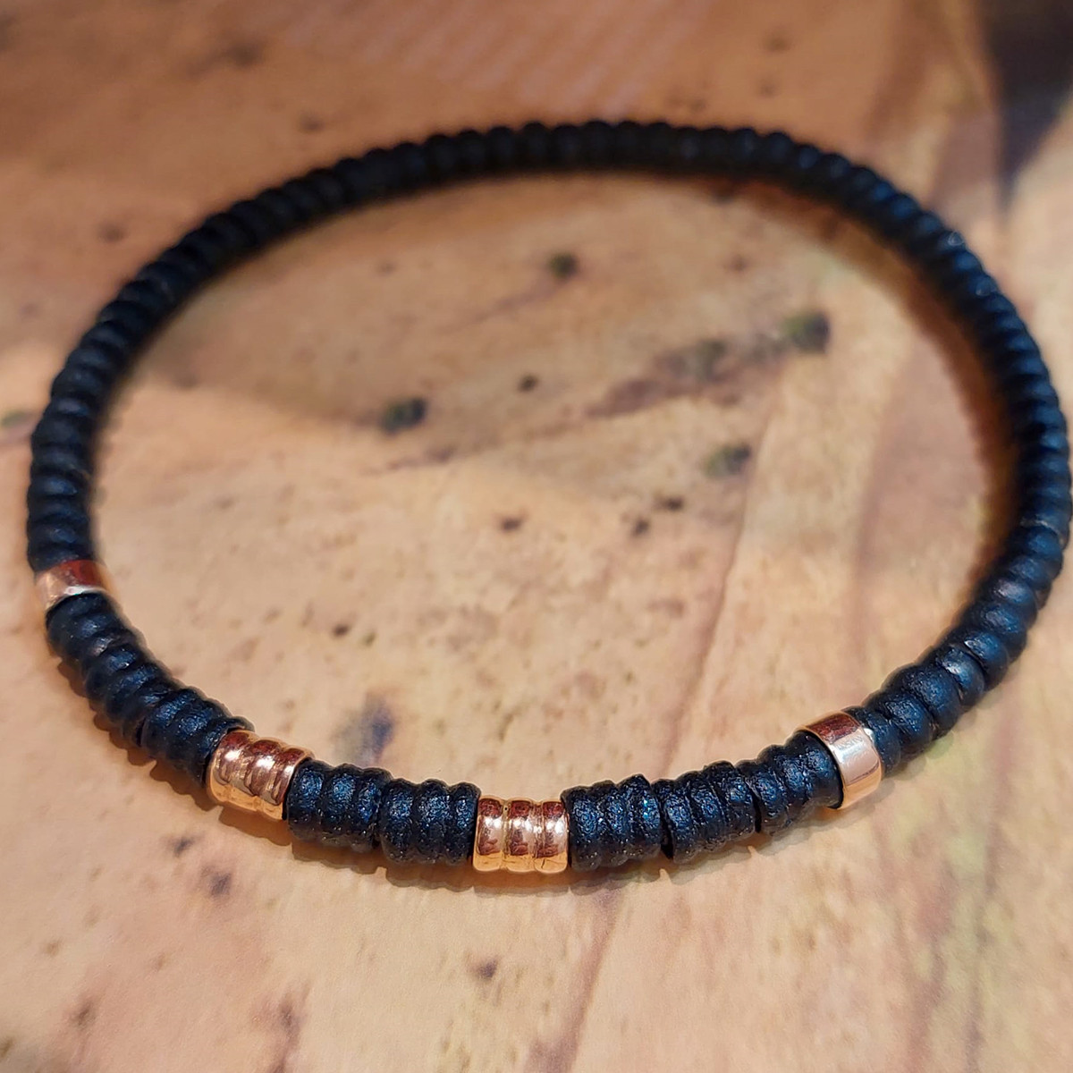 BRONZE AND GOLD BRACELET