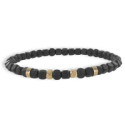 PULSERA ELASTICA CUBOS BRONCE