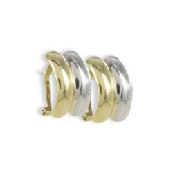 PENDIENTES ORO CON CIERRE OMEGA