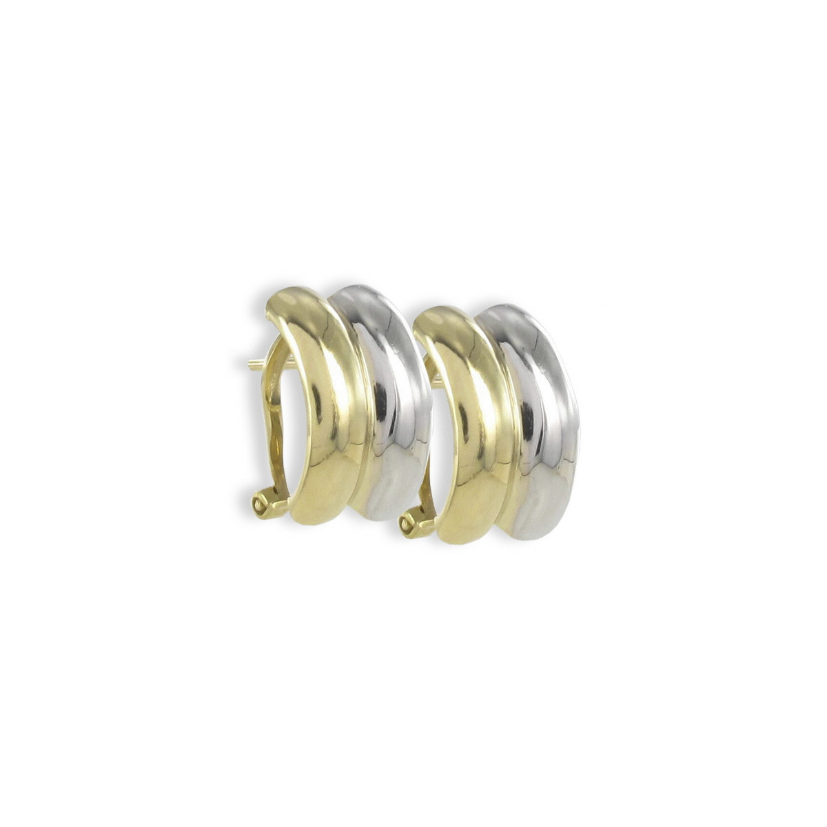 PENDIENTES ORO CON CIERRE OMEGA