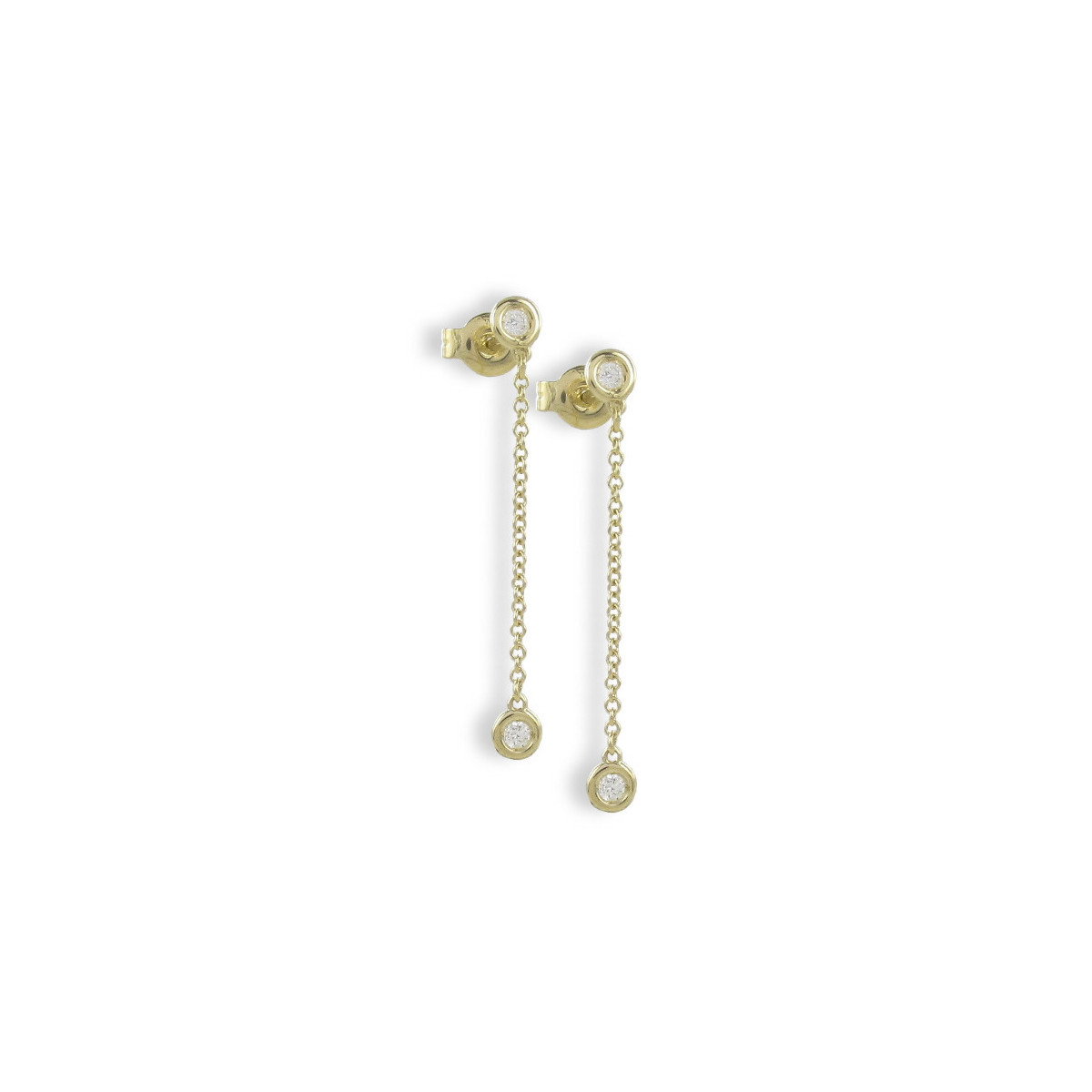 ARRACADES CADENETA OR AMB DIAMANTS